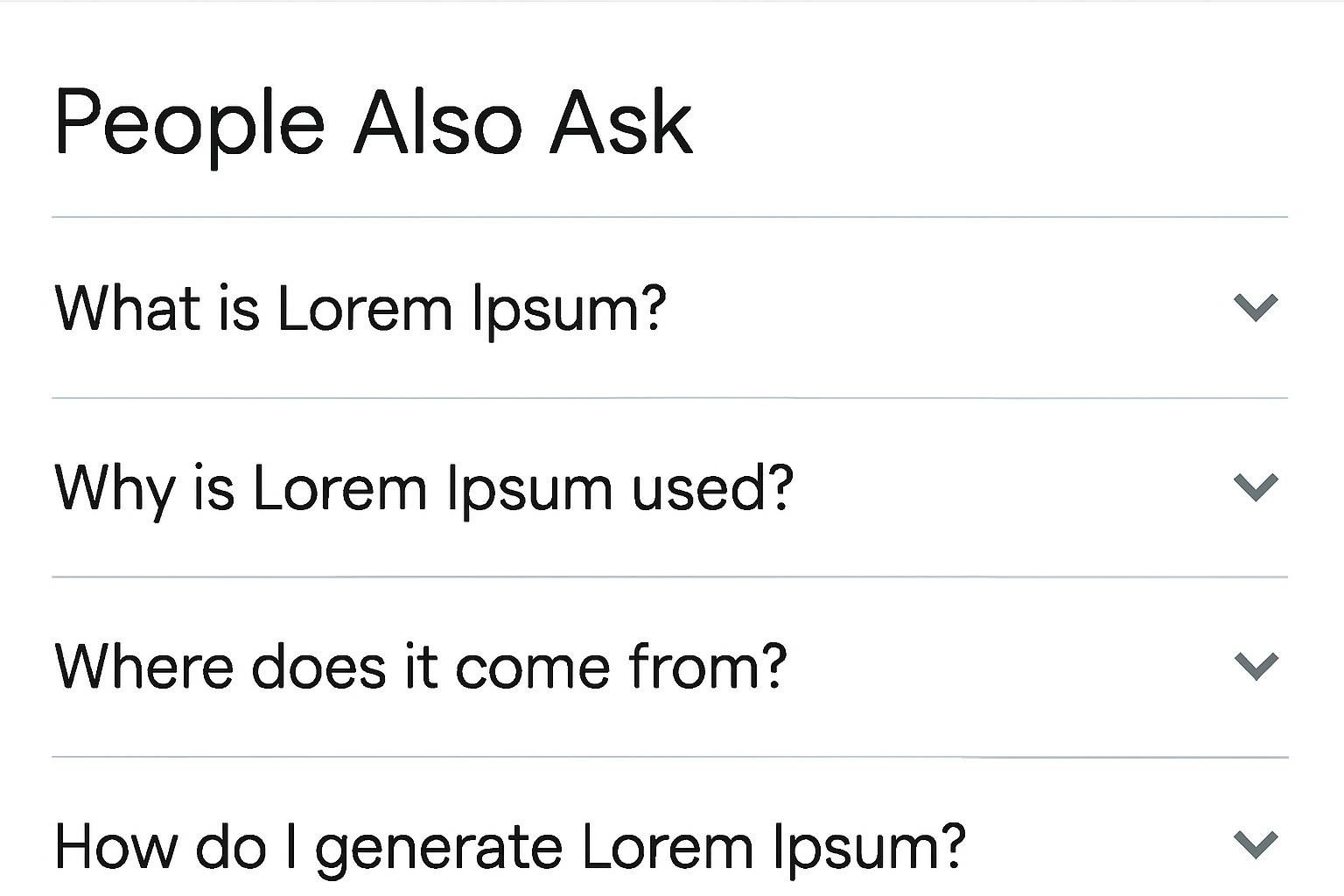 People Also Ask