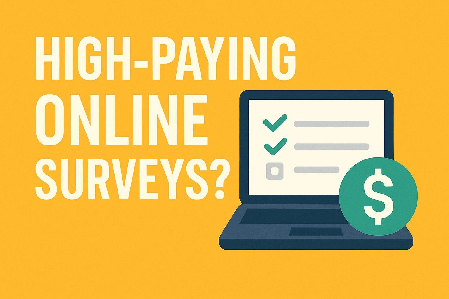 High-Paying Online Surveys?