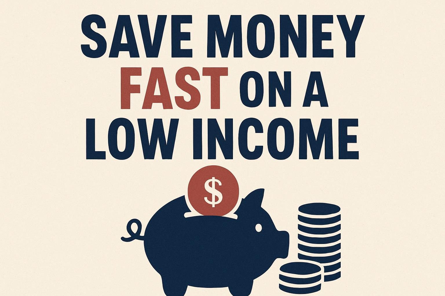 Save Money Fast on a Low Income