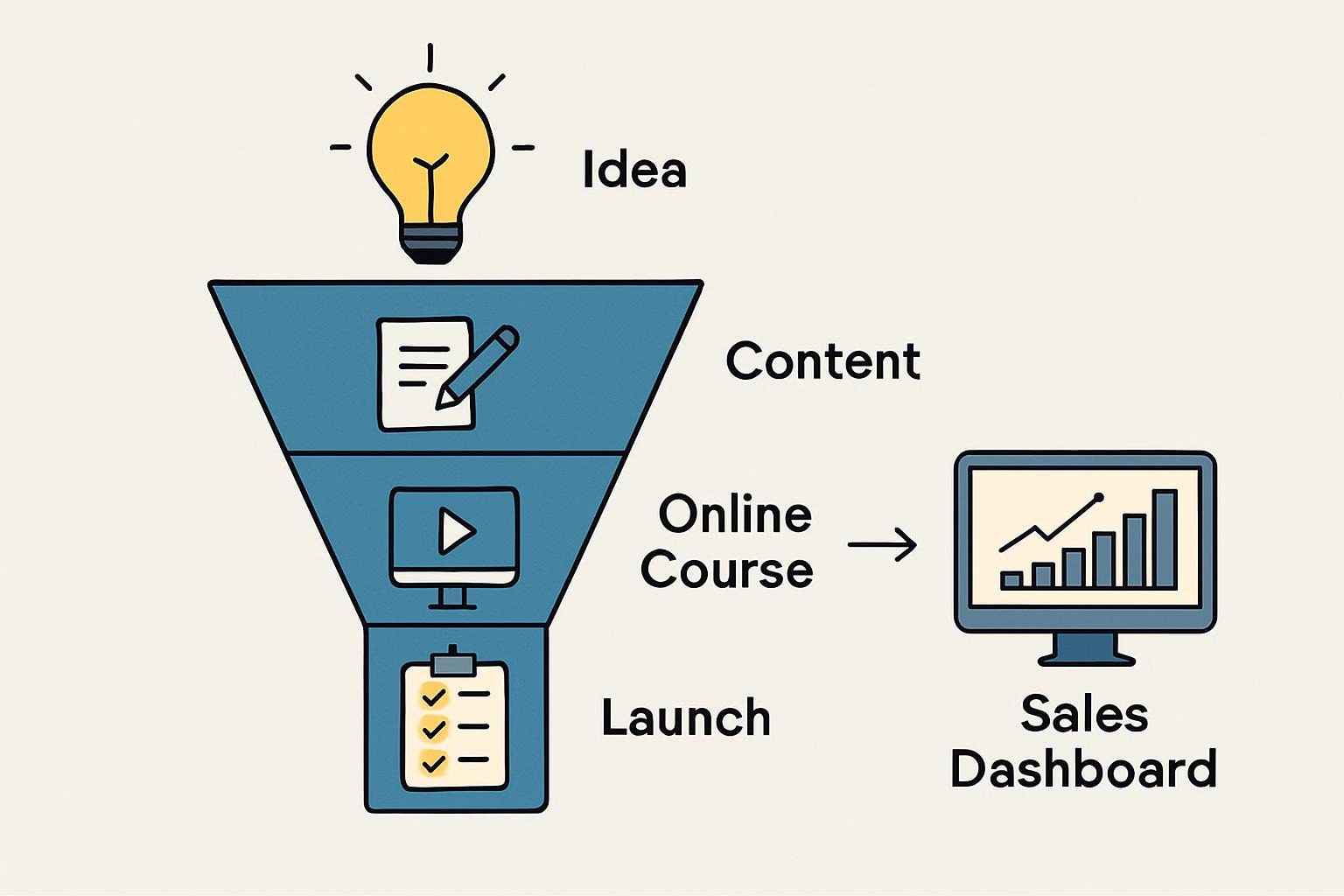 Step-by-step online course passive income for moms