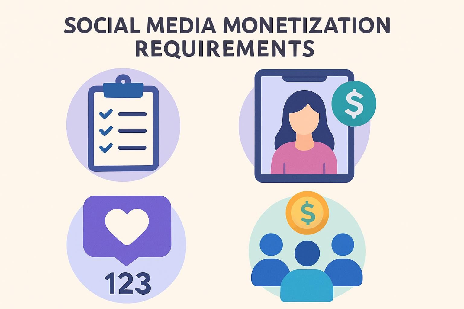 Social Media Monetization Requirements